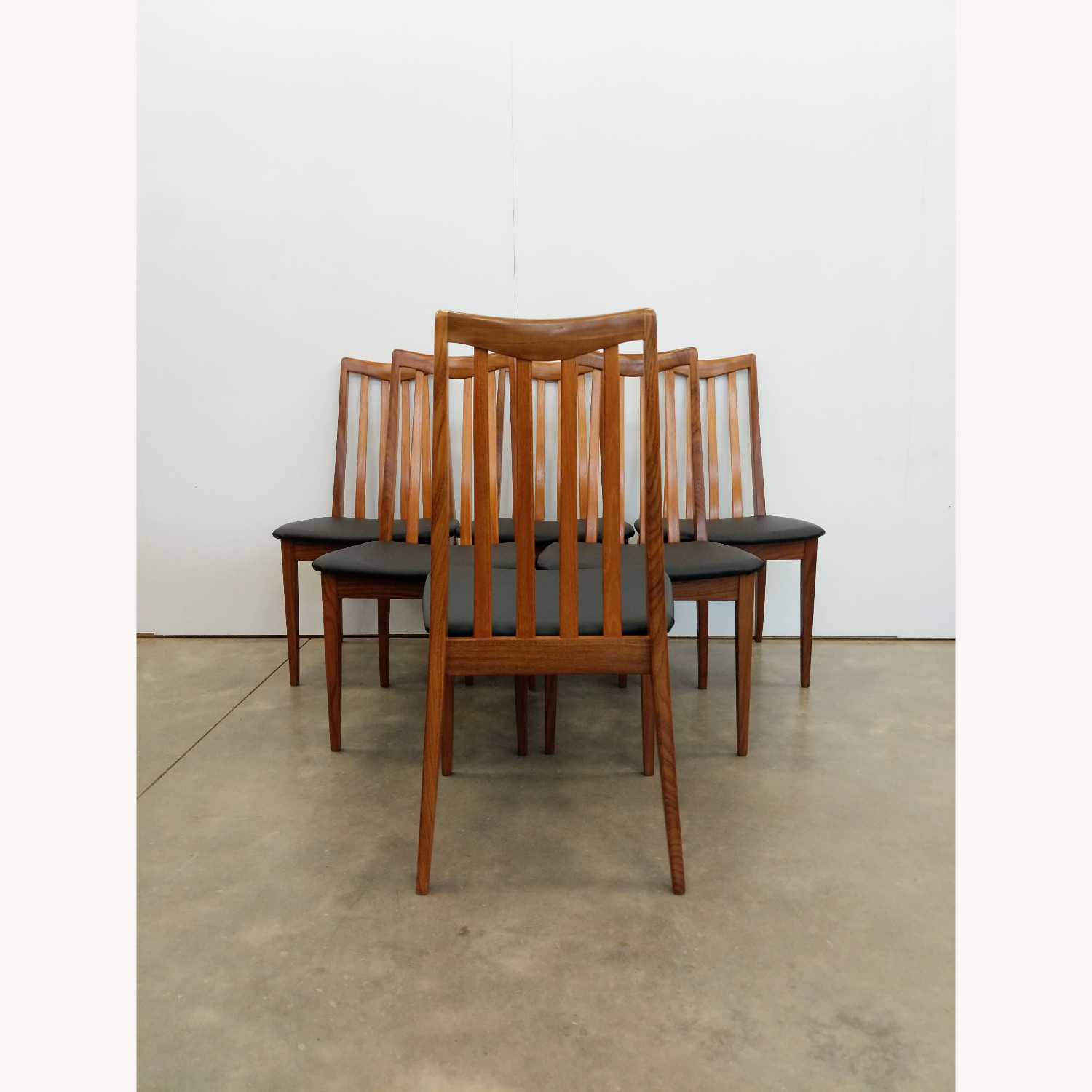 6 Vintage Mid Century Modern G Plan Dining Chairs - image-2