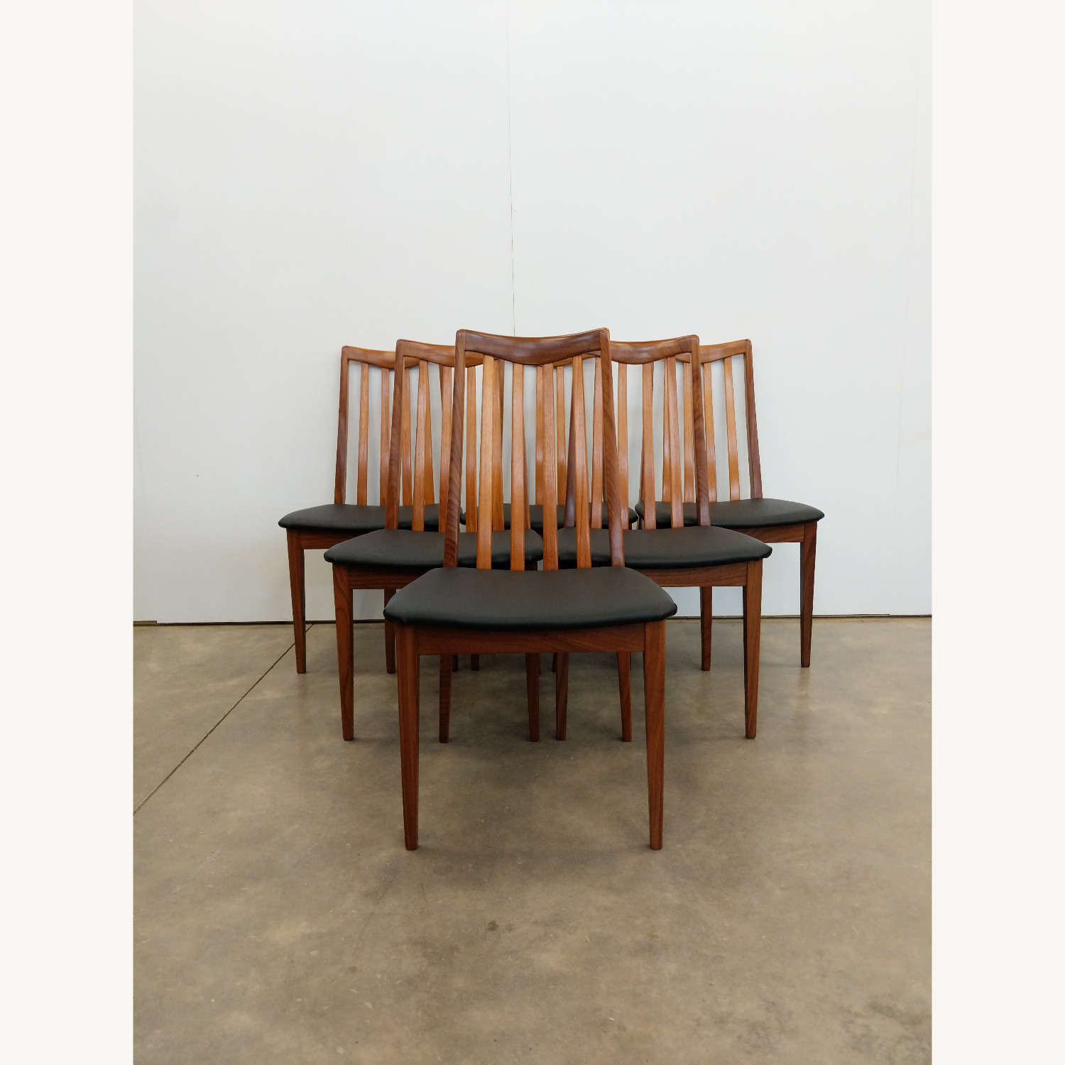 6 Vintage Mid Century Modern G Plan Dining Chairs - image-4