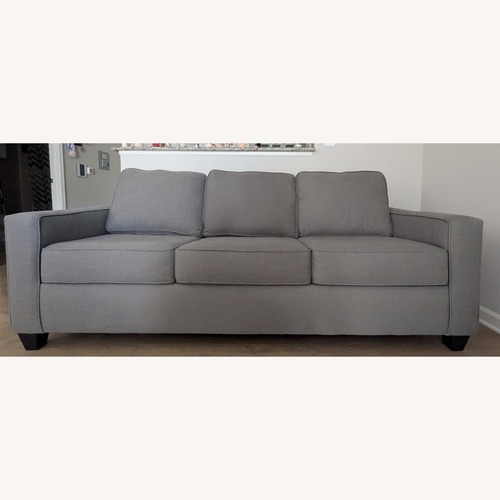 Used Gray Queen Memory Foam Sleeper Sofa for sale on AptDeco