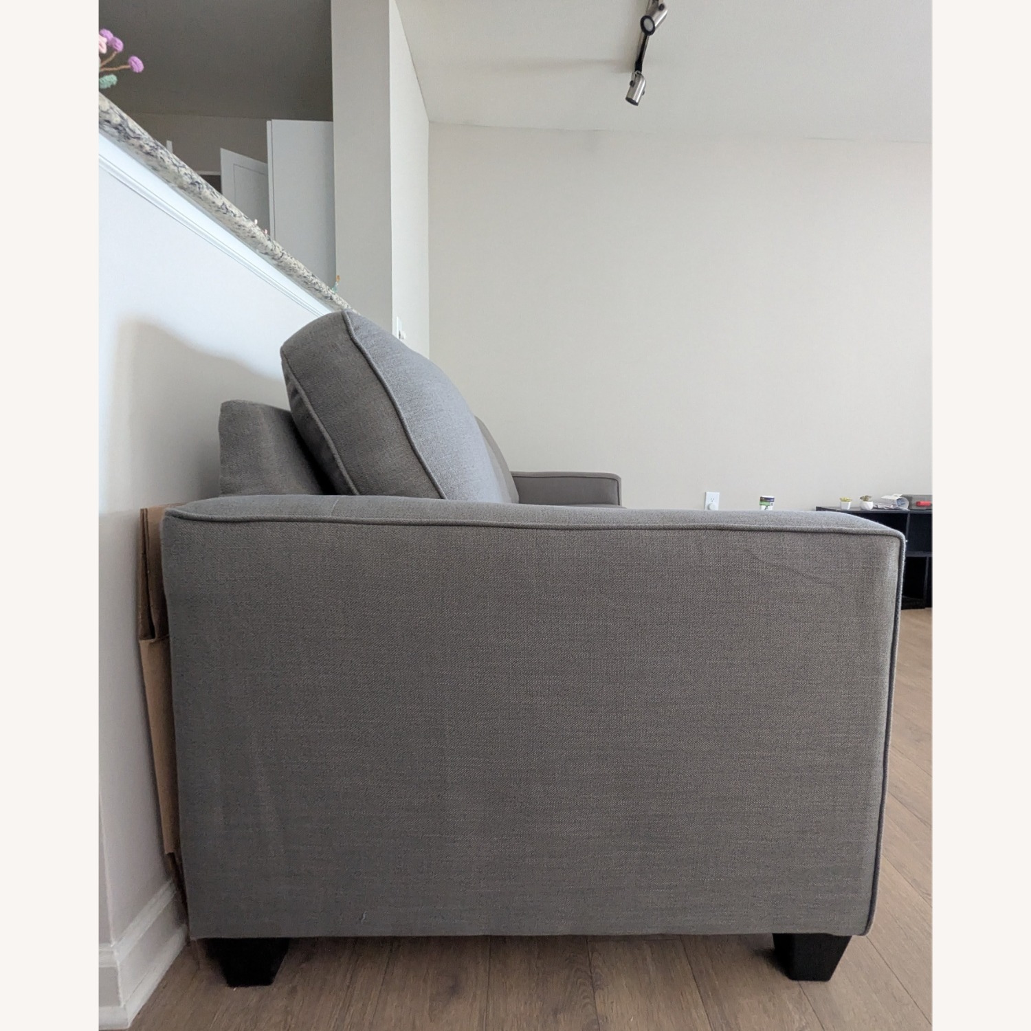 Gray Queen Memory Foam Sleeper Sofa - image-2