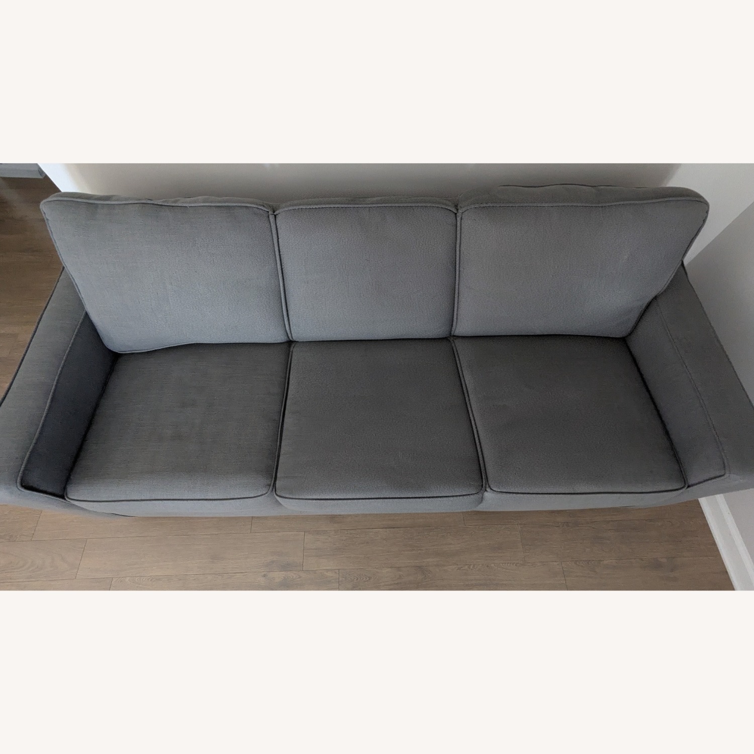 Gray Queen Memory Foam Sleeper Sofa - image-3