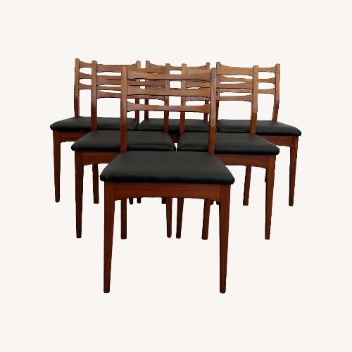 Used Set of 6 Vintage Mid Century Modern Dining Chairs for sale on AptDeco