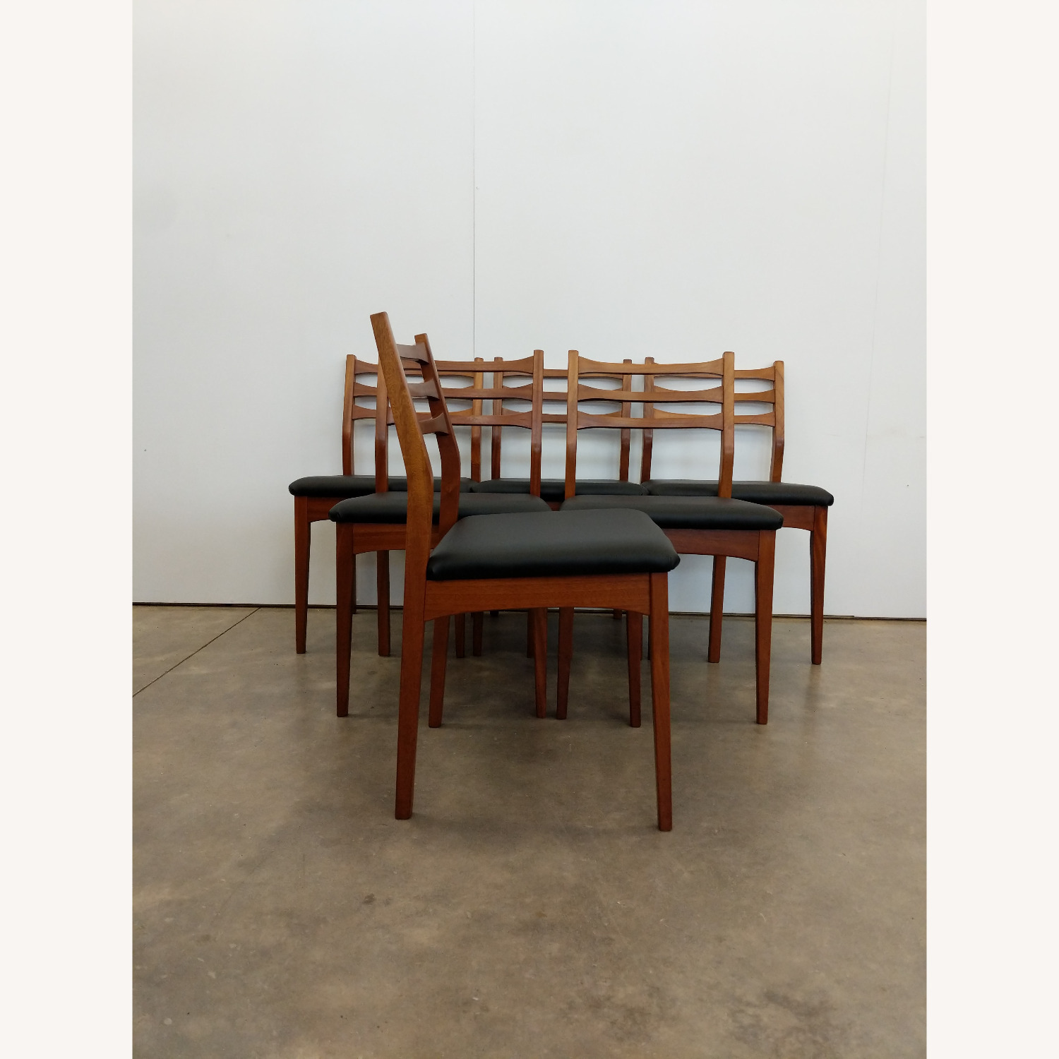 Set of 6 Vintage Mid Century Modern Dining Chairs - image-3