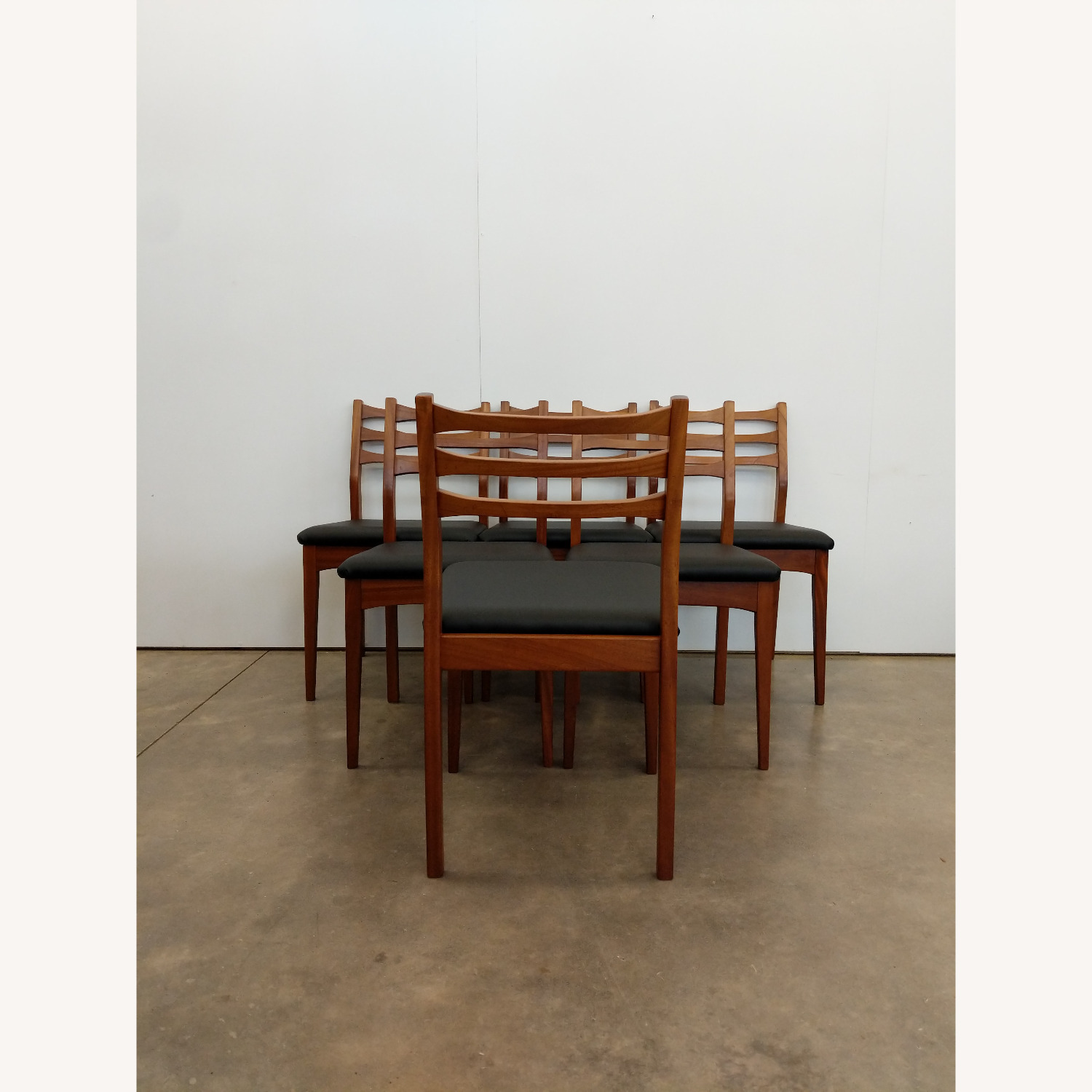 Set of 6 Vintage Mid Century Modern Dining Chairs - image-2