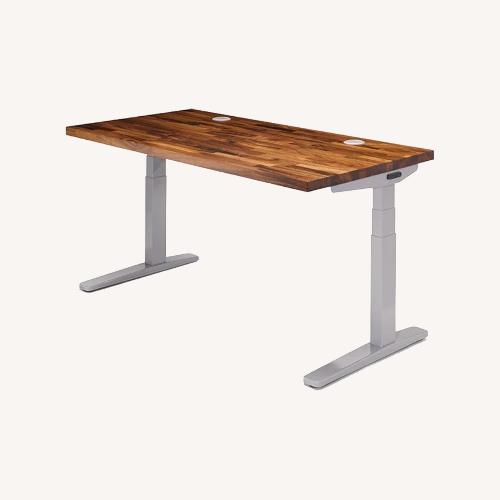 Used 80" Uplift Standing Desk With Solid Wood Top for sale on AptDeco