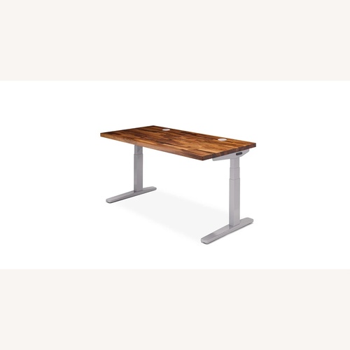 Used 80" Uplift Standing Desk With Solid Wood Top for sale on AptDeco