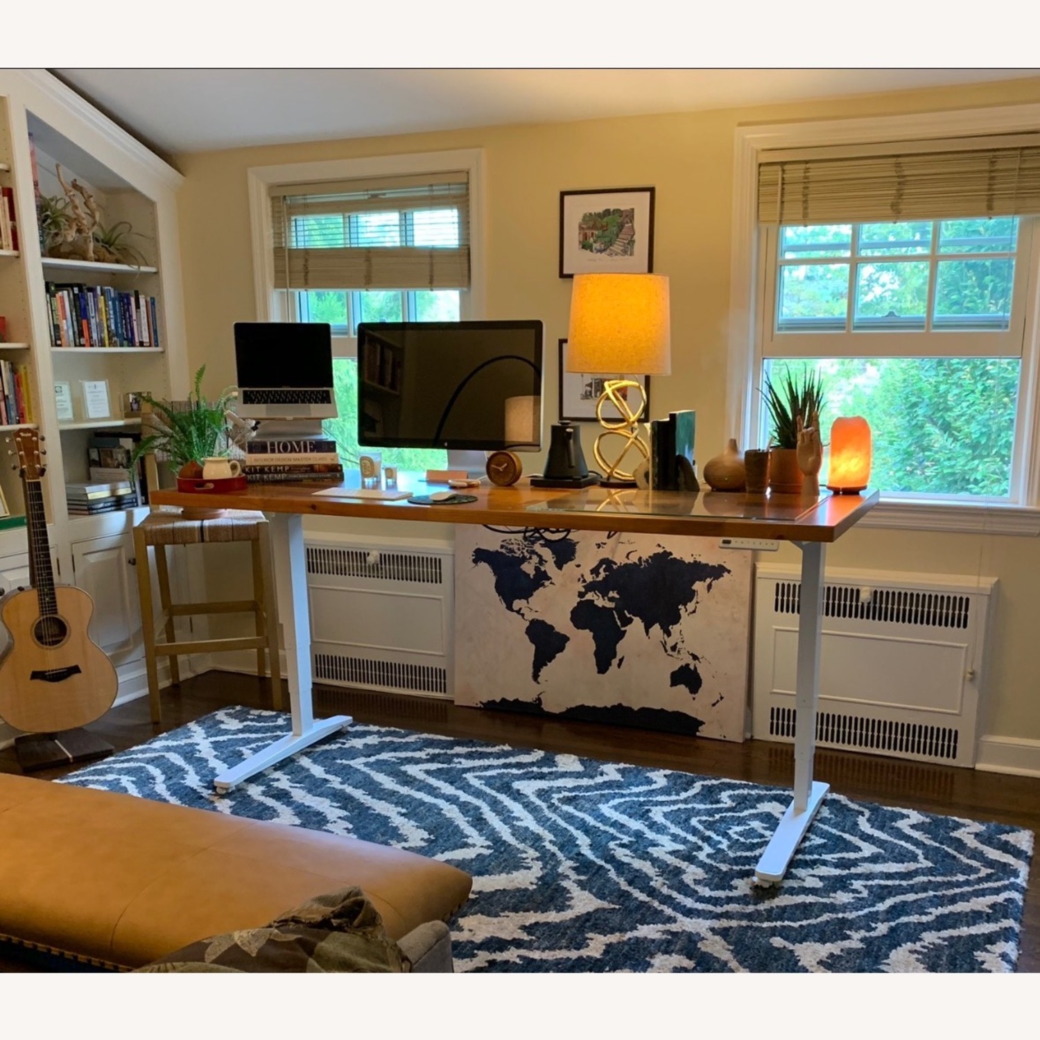 80" Uplift Standing Desk With Solid Wood Top - image-2