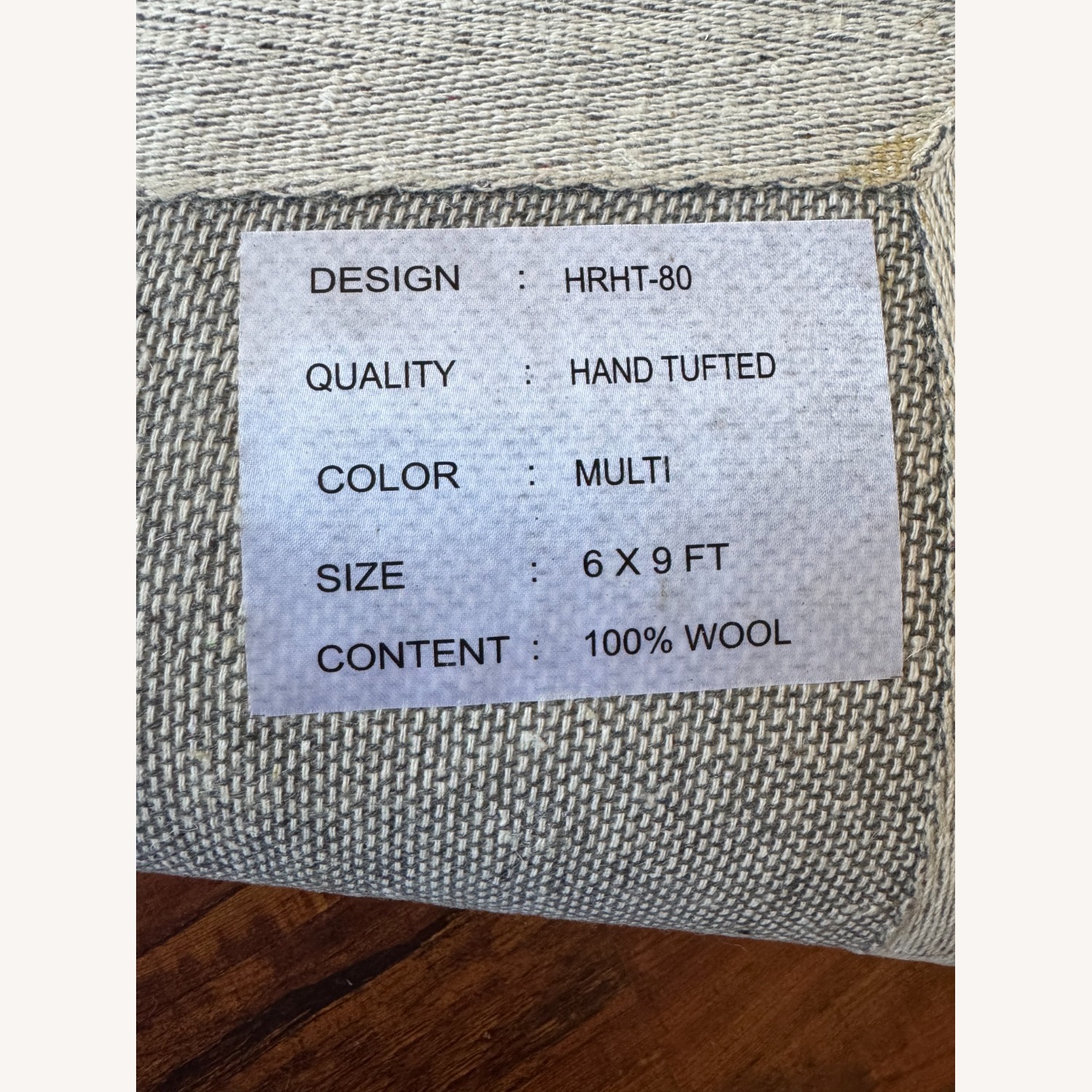 Cold Picnic Hand-Tufted Wool Rug - 6' x 9' - image-4