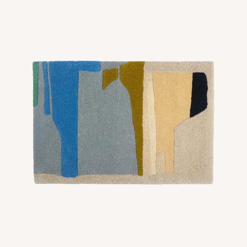 Used Cold Picnic Hand-Tufted Wool Rug - 6' x 9' for sale on AptDeco