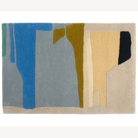 Cold Picnic Hand-Tufted Wool Rug - 6' x 9'