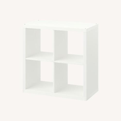 Used IKEA Kallax White Bookcase for sale on AptDeco