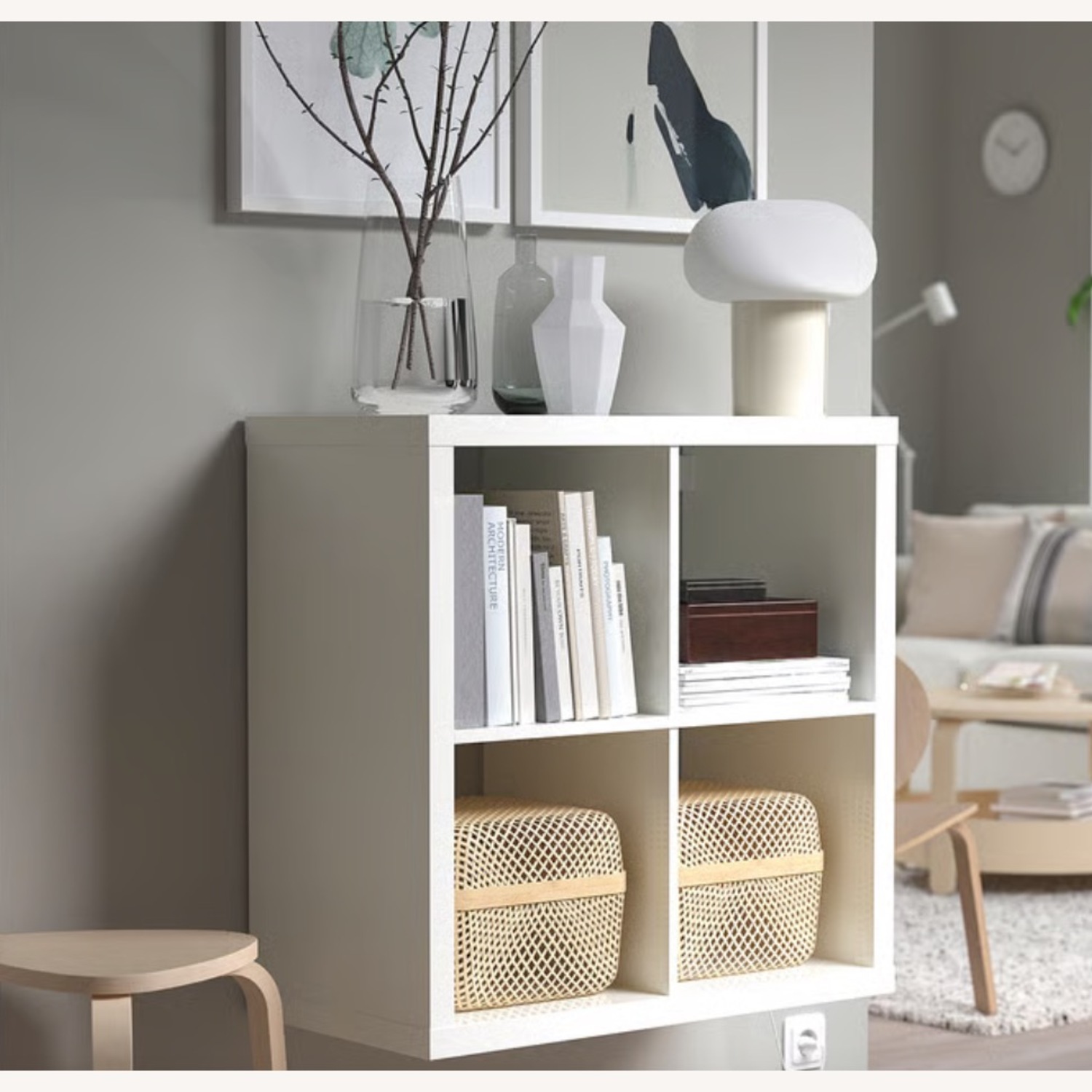 IKEA Kallax White Bookcase - image-3