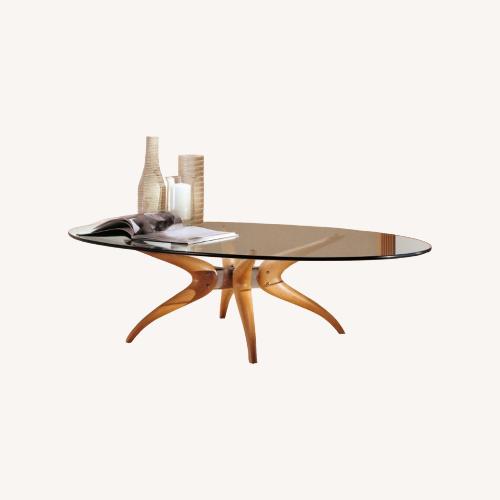 Used Porada Natural Wood Coffee Table for sale on AptDeco