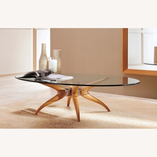 Used Porada Natural Wood Coffee Table for sale on AptDeco