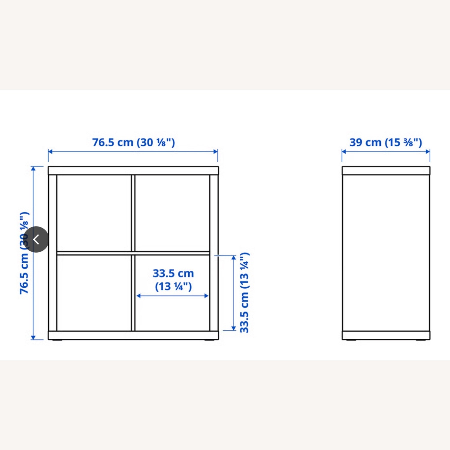 IKEA Kallax Black Bookcase - image-3