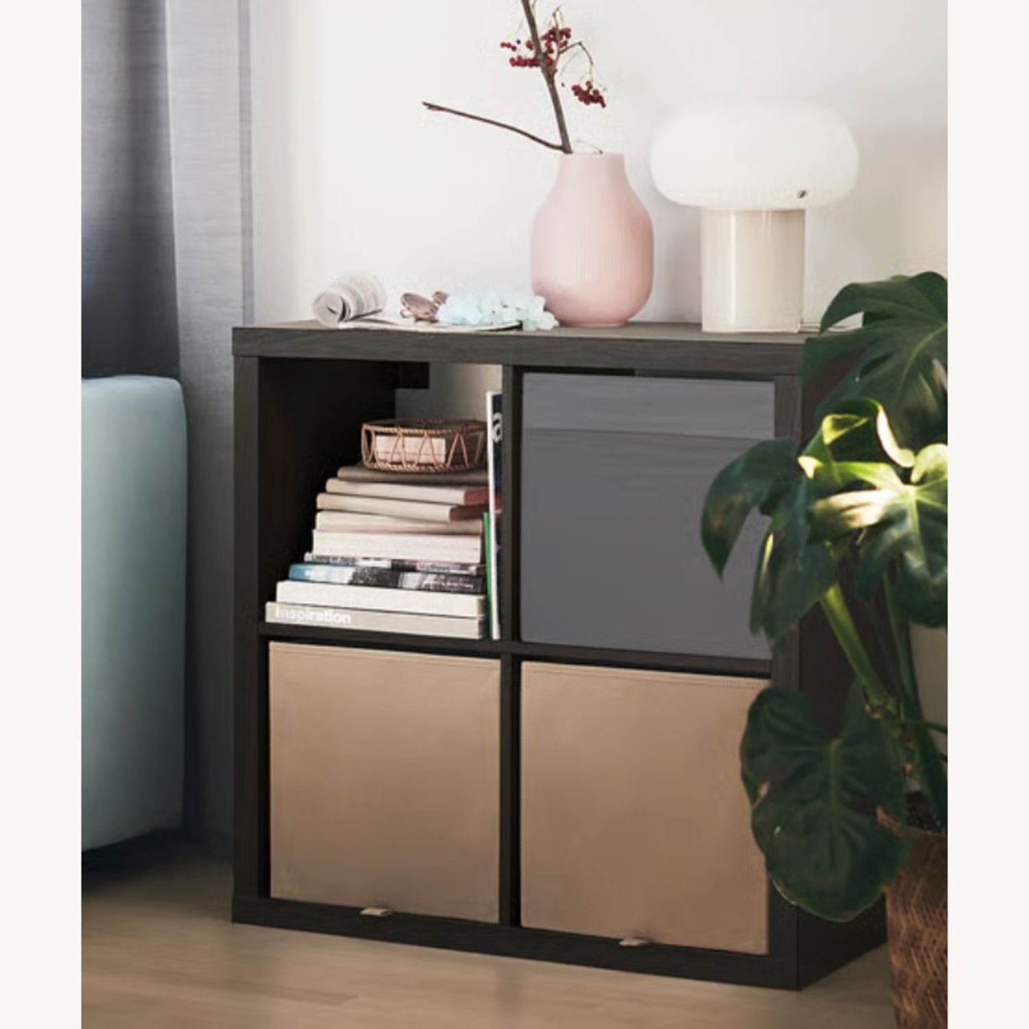 IKEA Kallax Black Bookcase - image-2