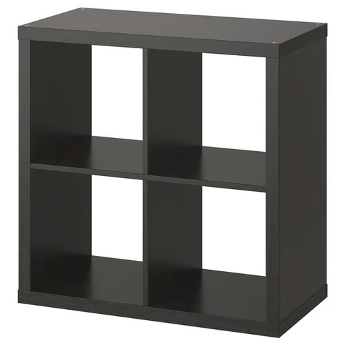 Used IKEA Kallax Black Bookcase for sale on AptDeco