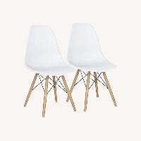 Giantex Dining Chairs Set of 2 White