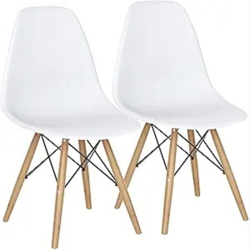 Used Giantex Dining Chairs Set of 2 White for sale on AptDeco