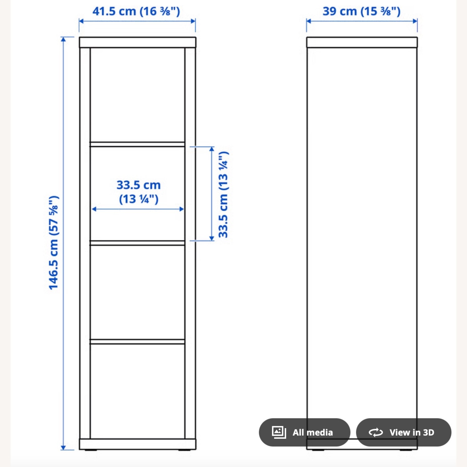 White Bookcase - image-3