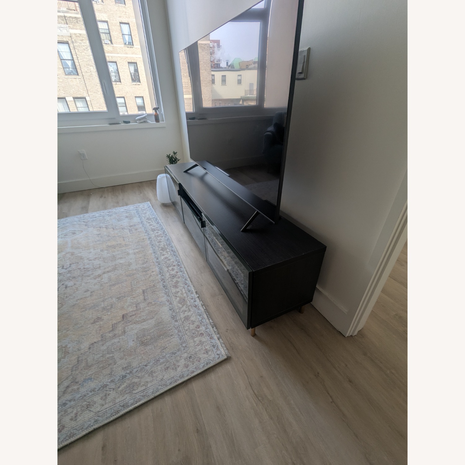 IKEA Besta Olive Green TV Bench - image-4