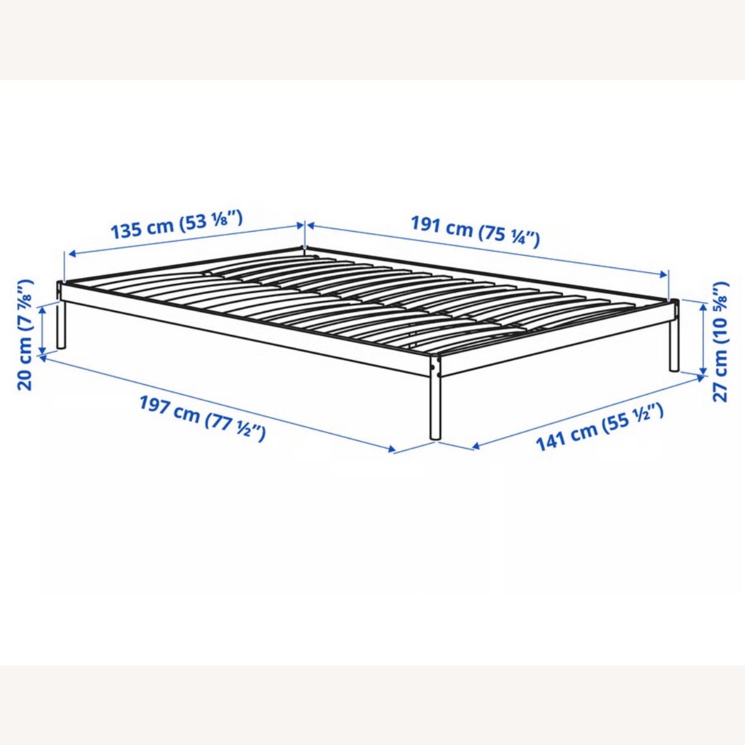 IKEA Double Bed Frame - image-5