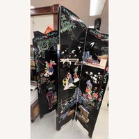 Chinese Coromandel 4-Panel Screen Rllm Divider