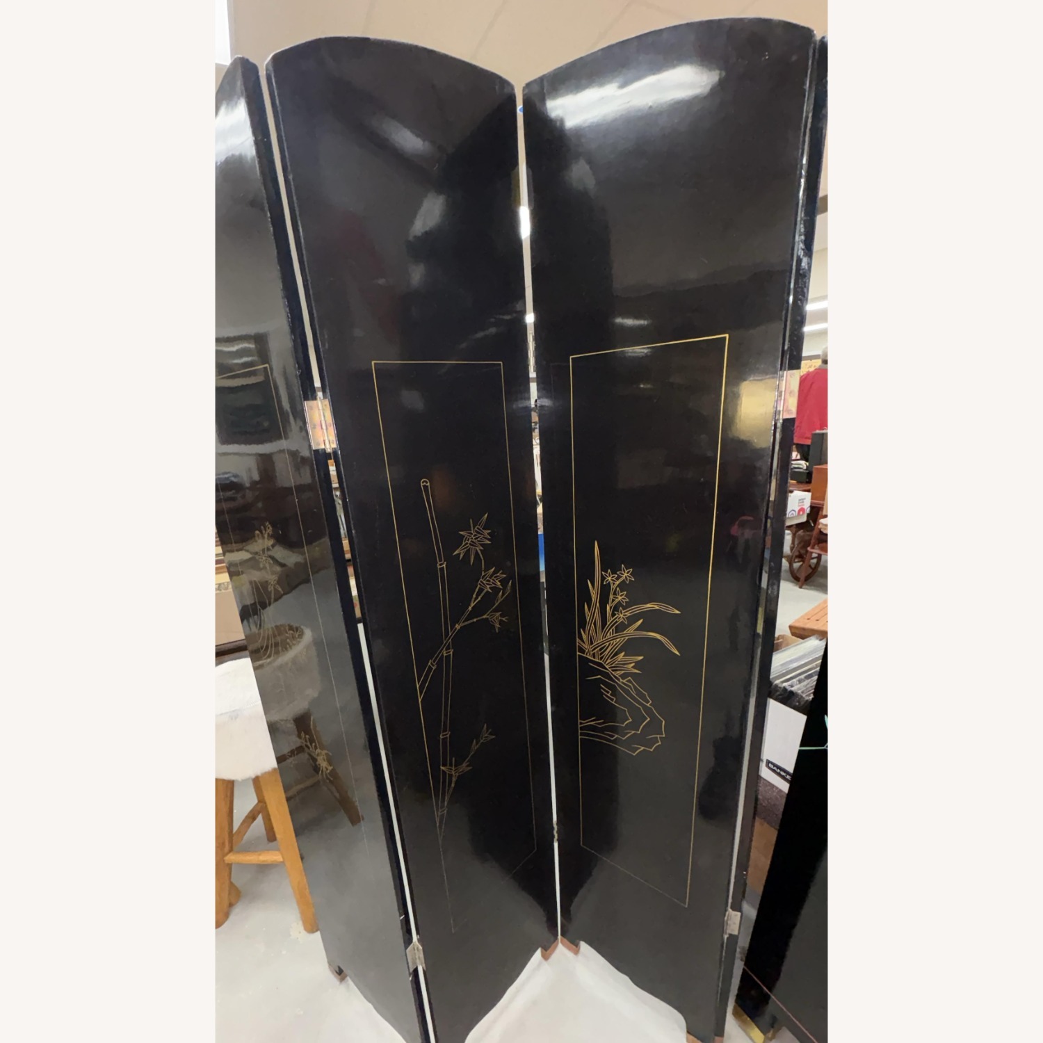 Chinese Coromandel 4-Panel Screen Rllm Divider - image-6