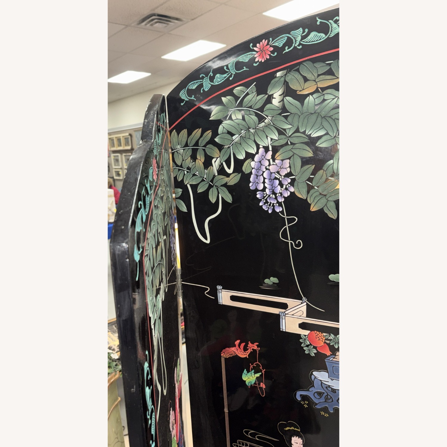 Chinese Coromandel 4-Panel Screen Rllm Divider - image-2