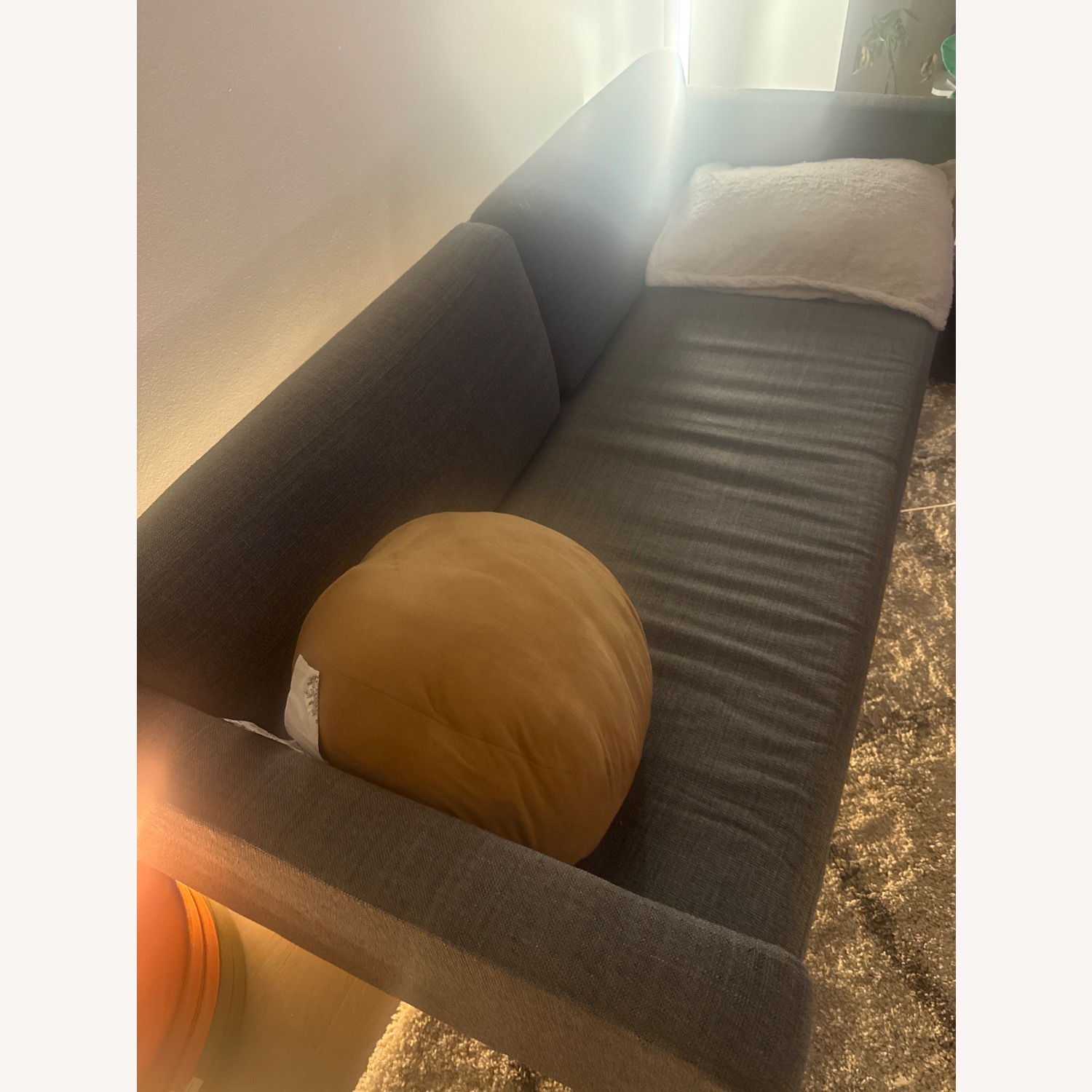 Wayfair Light Gray Fabric 3+ Seater Sofa - image-2