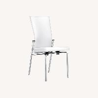 Raymour & Flanigan Paloma White Dining Chairs