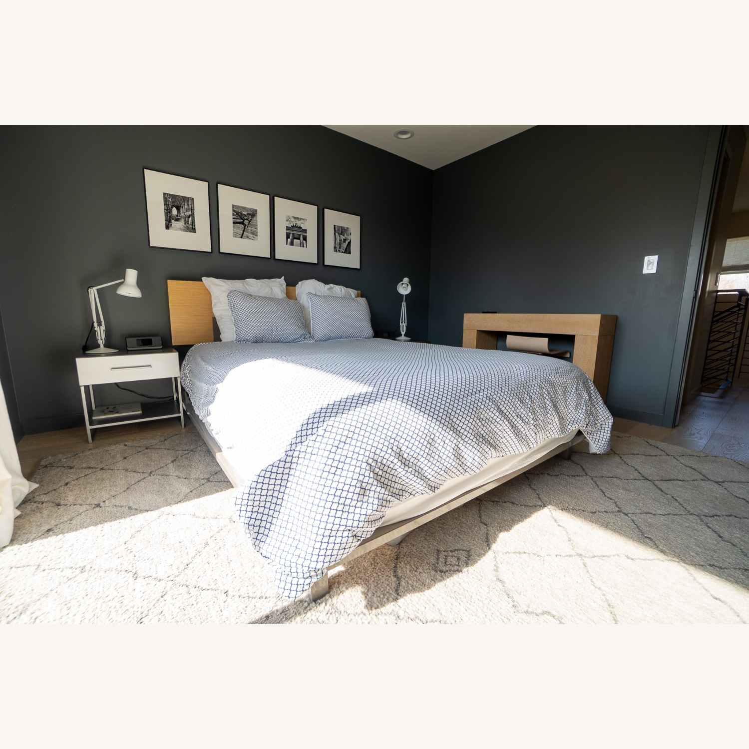 CB2 Billboard Queen Bed - Natural Oak - image-5