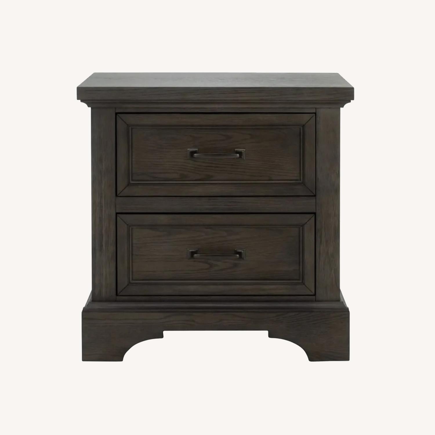 Raymour & Flanigan Cambridge Nighhtstand – 2 Drawer - image-0