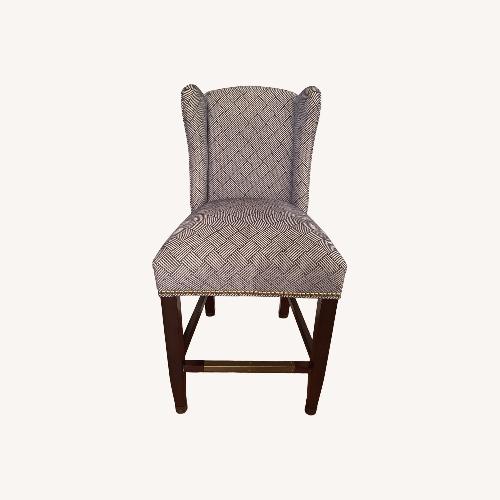 Used Blue Fabric Stools for sale on AptDeco