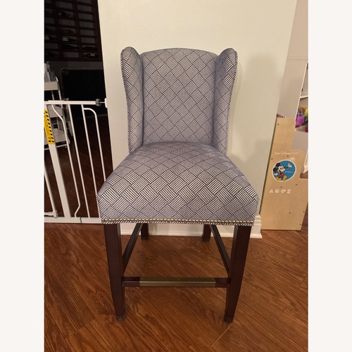 Used Blue Fabric Stools for sale on AptDeco