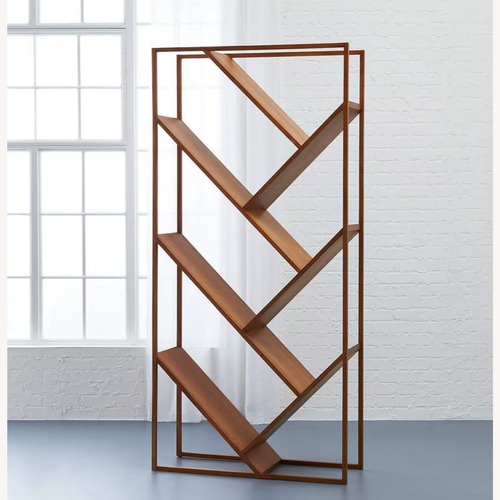 Used CB2 V Teak Room Divider for sale on AptDeco