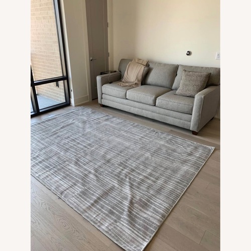 Used Bassett Light Gray Fabric 3+ Seater Sofa for sale on AptDeco
