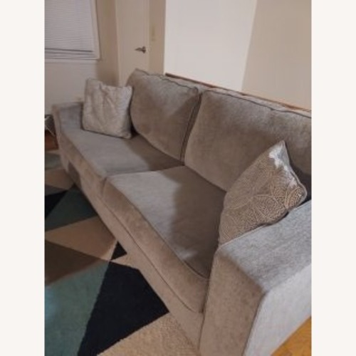 Used Ashley Furniture Light Gray Loveseat for sale on AptDeco