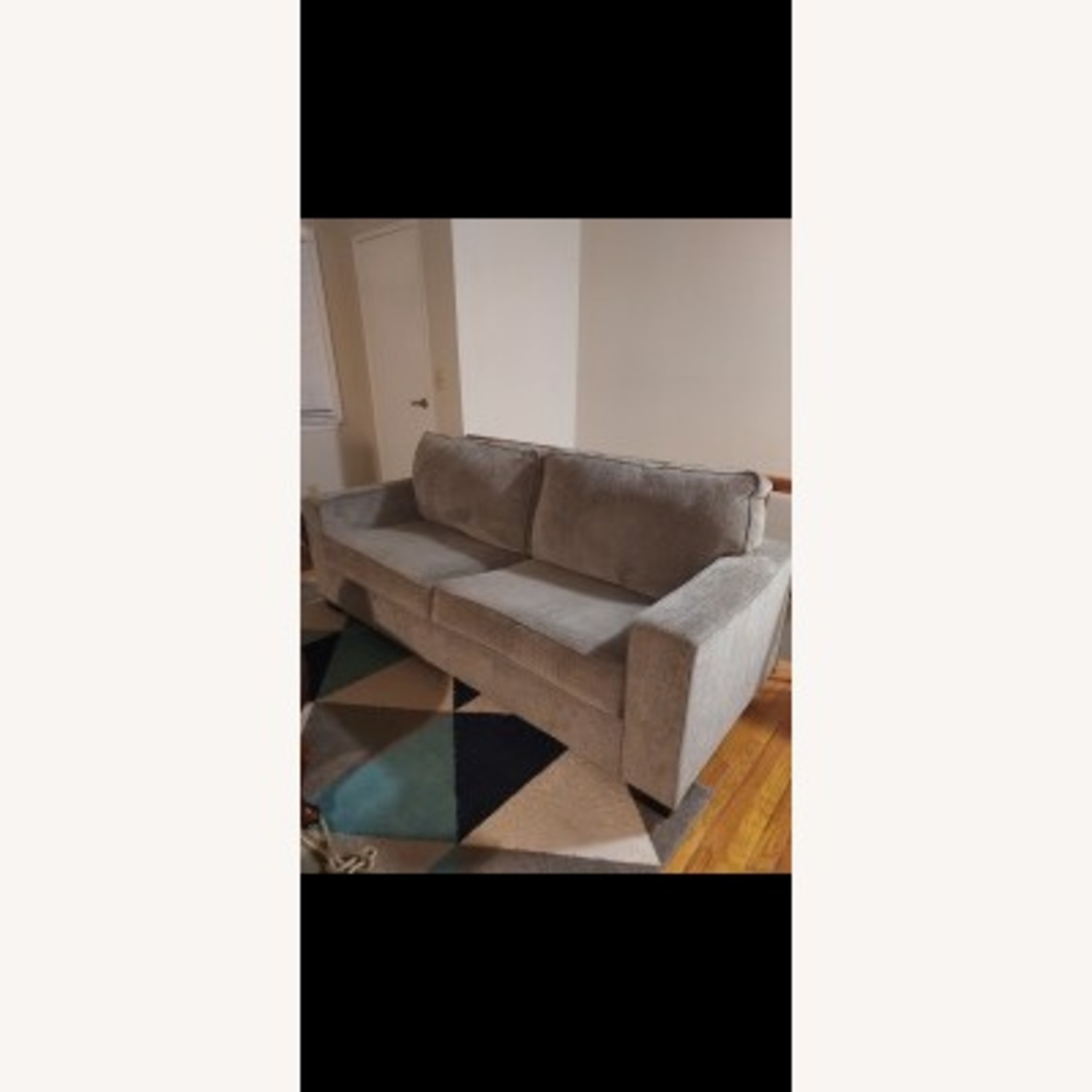 Ashley Furniture Light Gray Loveseat - image-1