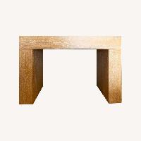 West Elm Limed Oak Chunky Desk/Console
