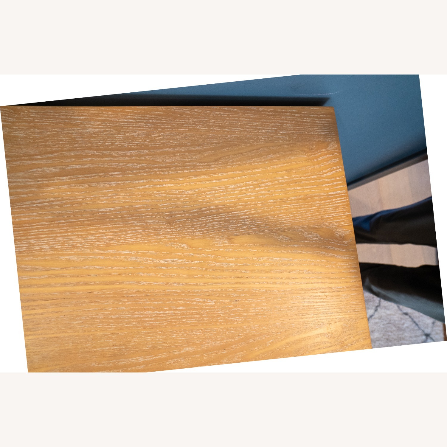 West Elm Limed Oak Chunky Desk/Console - image-6