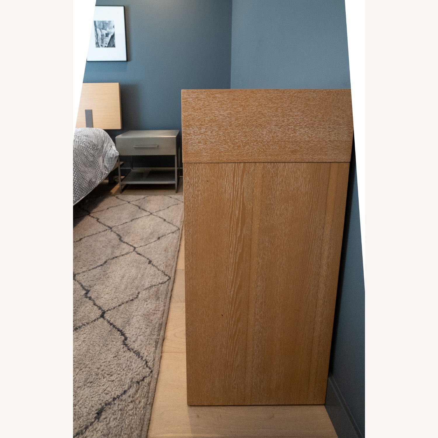 West Elm Limed Oak Chunky Desk/Console - image-3