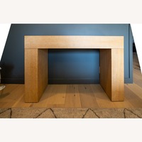 West Elm Limed Oak Chunky Desk/Console