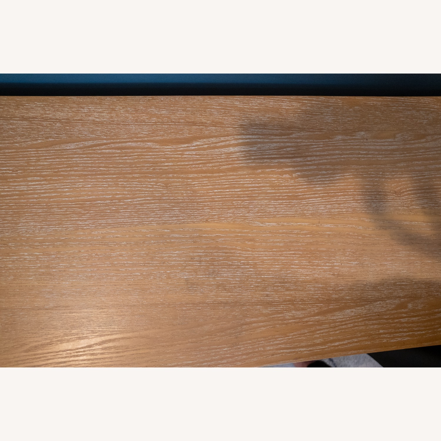 West Elm Limed Oak Chunky Desk/Console - image-5