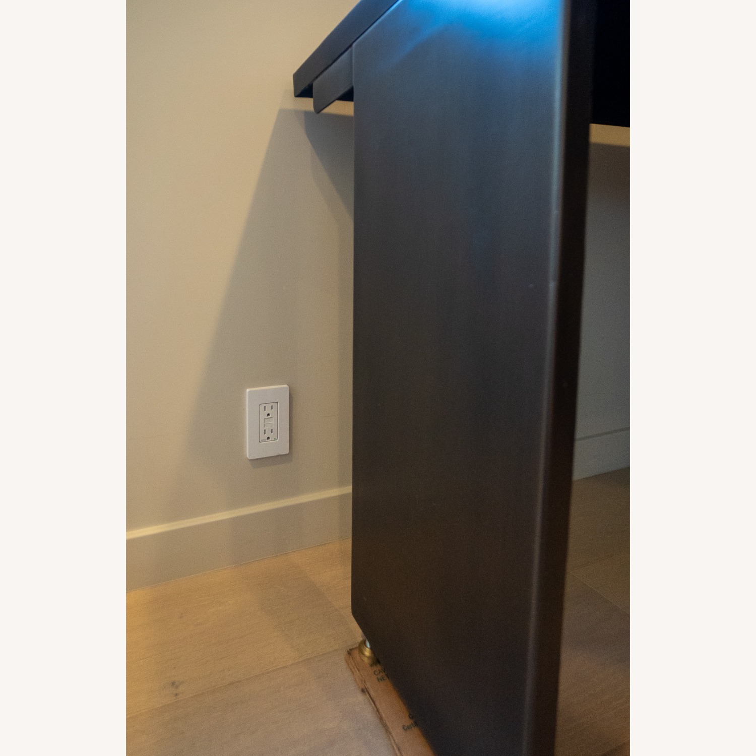 Restoration Hardware Dark Bronze Corner Table - image-7