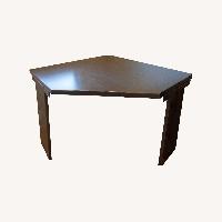Restoration Hardware Dark Bronze Corner Table