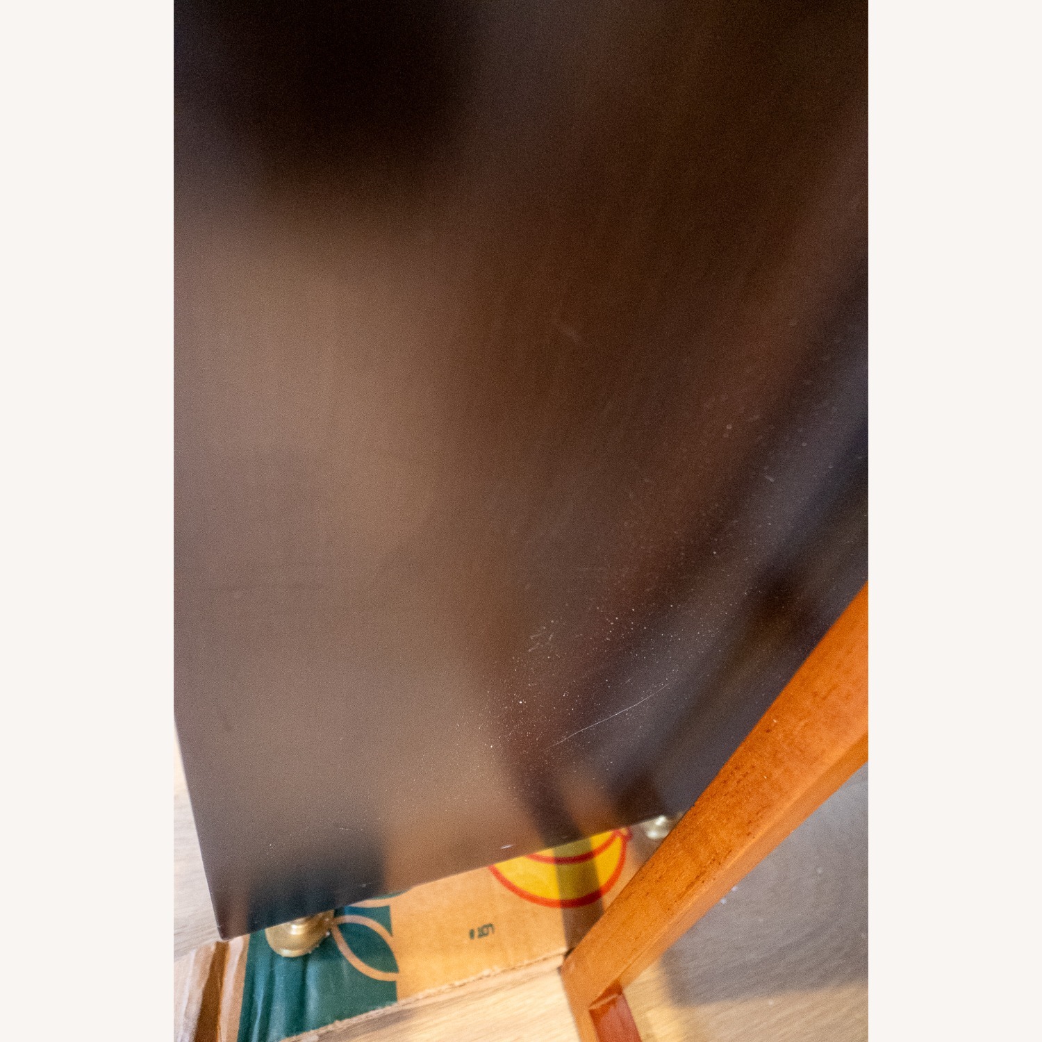 Restoration Hardware Dark Bronze Corner Table - image-6