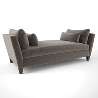 Crate & Barrel Marlowe Dark Brown Terry Daybed