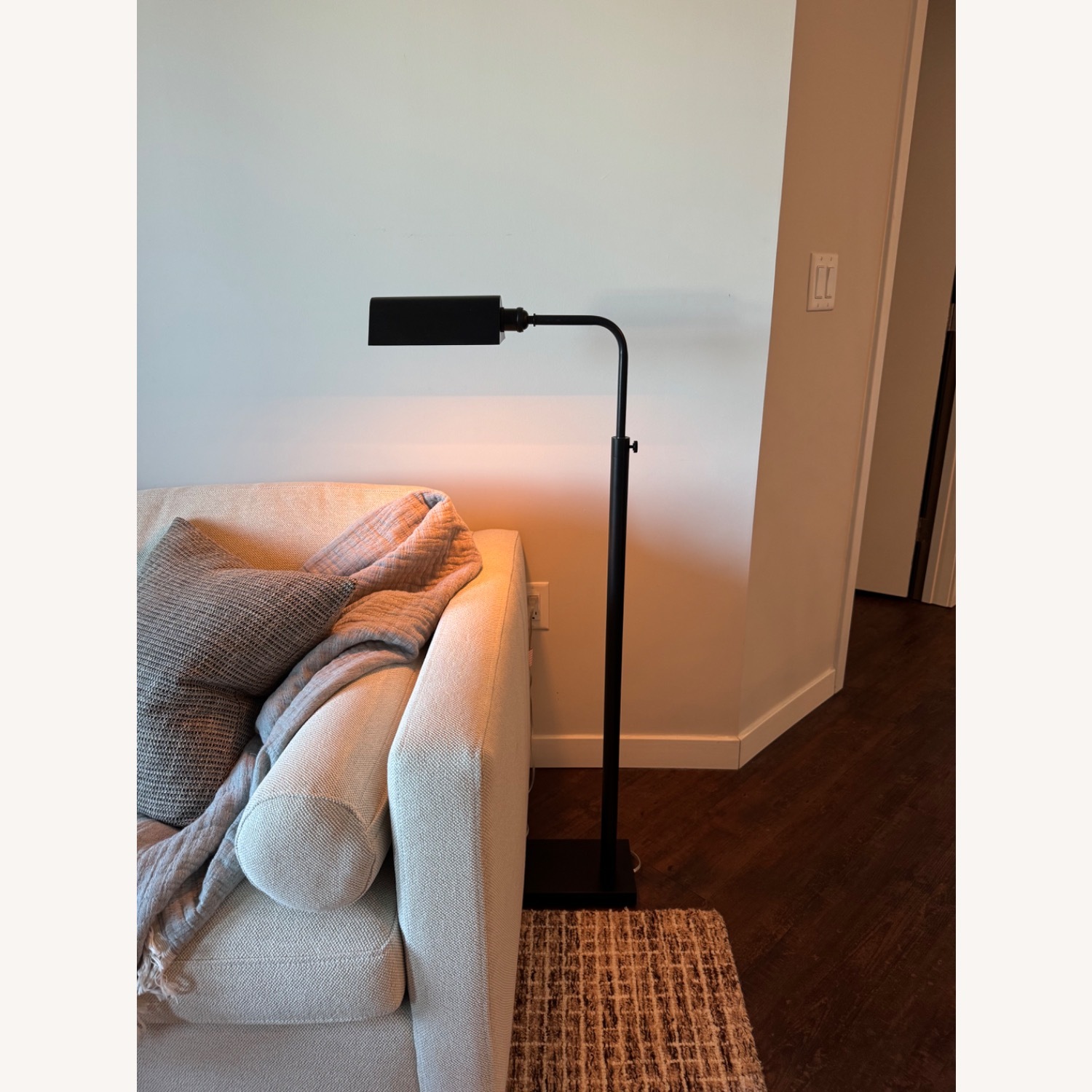 Black Metal Floor Lamp  - image-1