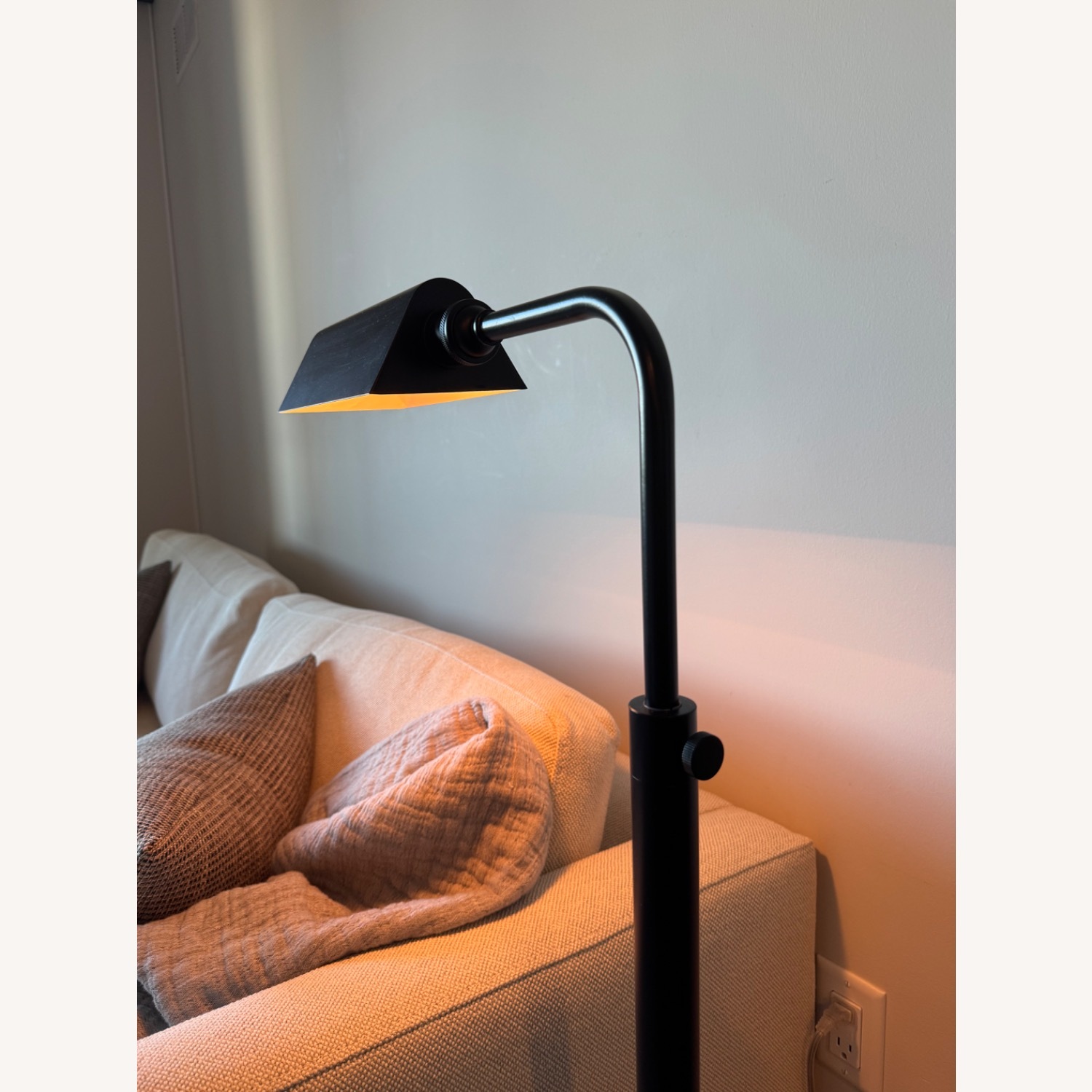 Black Metal Floor Lamp  - image-2